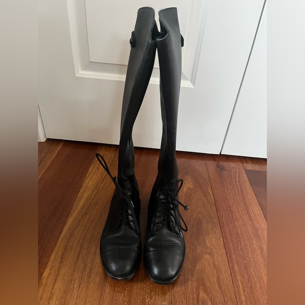 Juicy long black boots size 7